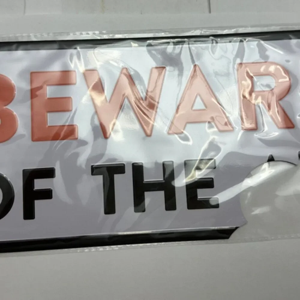 Design Group Halloween Themed 'Beware' Metal Sign